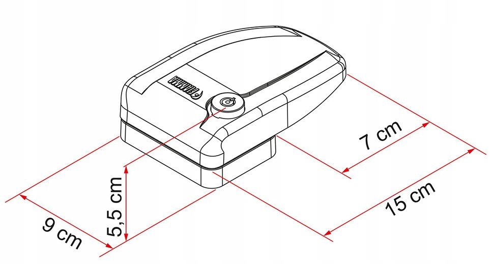 08021-01- - ЗАМОК ЗАМОК FIAMMA SAFE DOOR БЕЛЫЙ