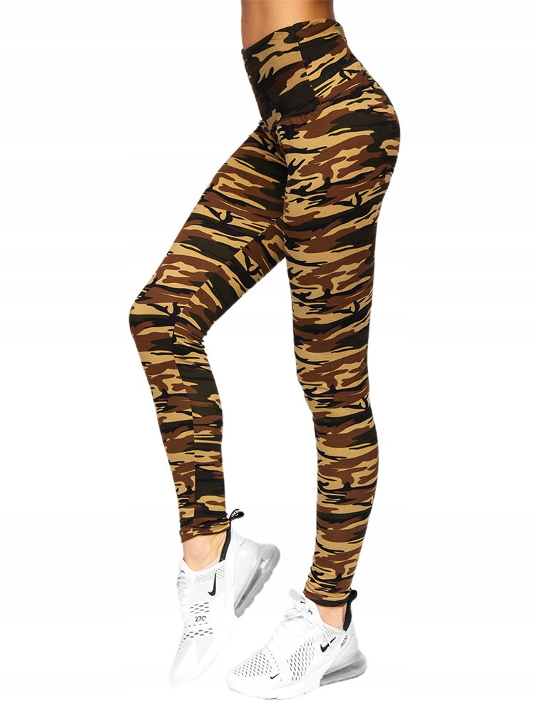 

Legginsy Damskie Klasyczne Khaki YW01044 Denley_m