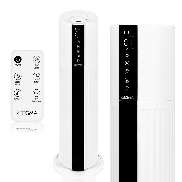 JONIZATOR, NAWILŻACZ POWIETRZA ULTRADŹWIĘKOWY AUTO Pojemność zbiornika 8 l