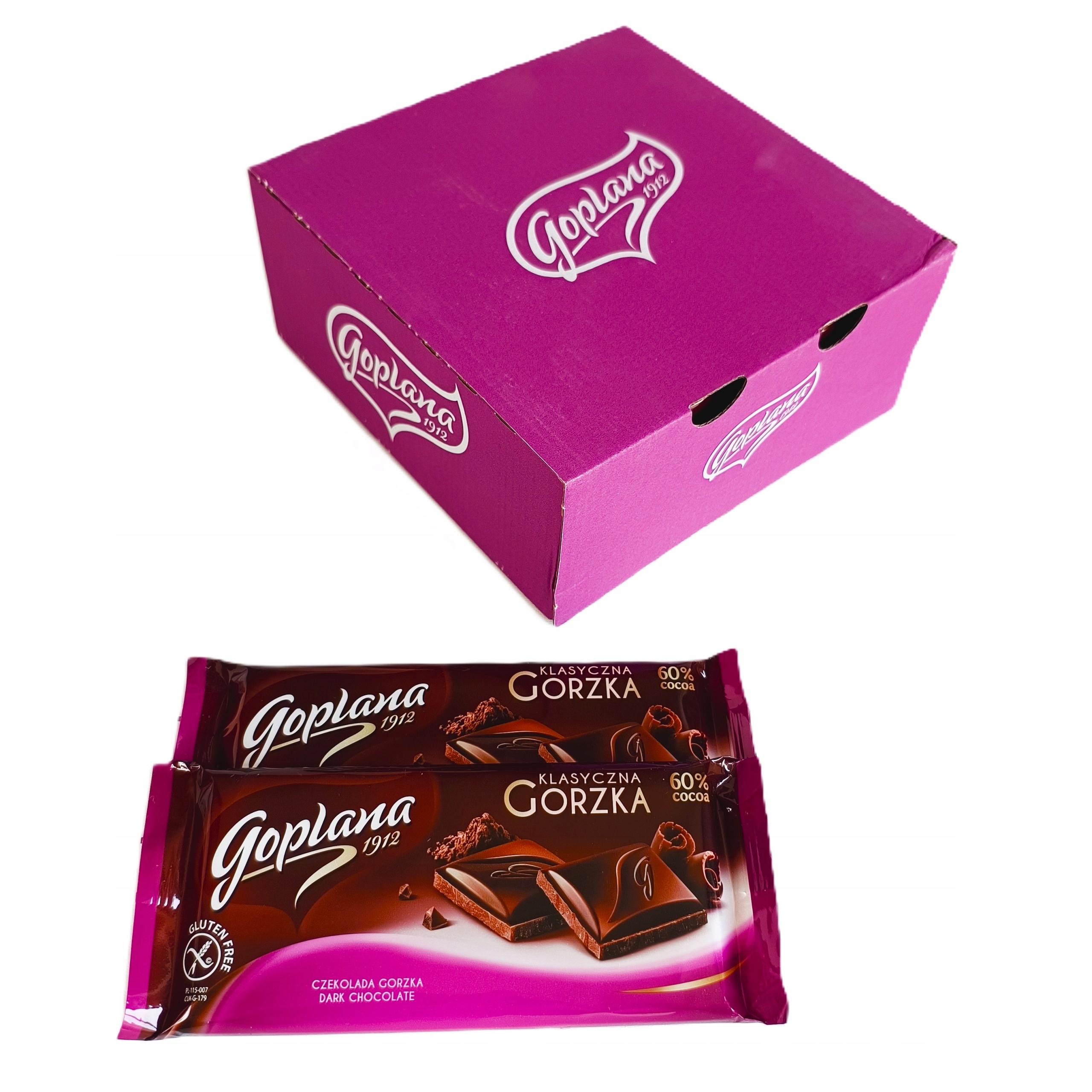 Goplana Klasyczna Gorzka 60% Bez Glutenu 90g