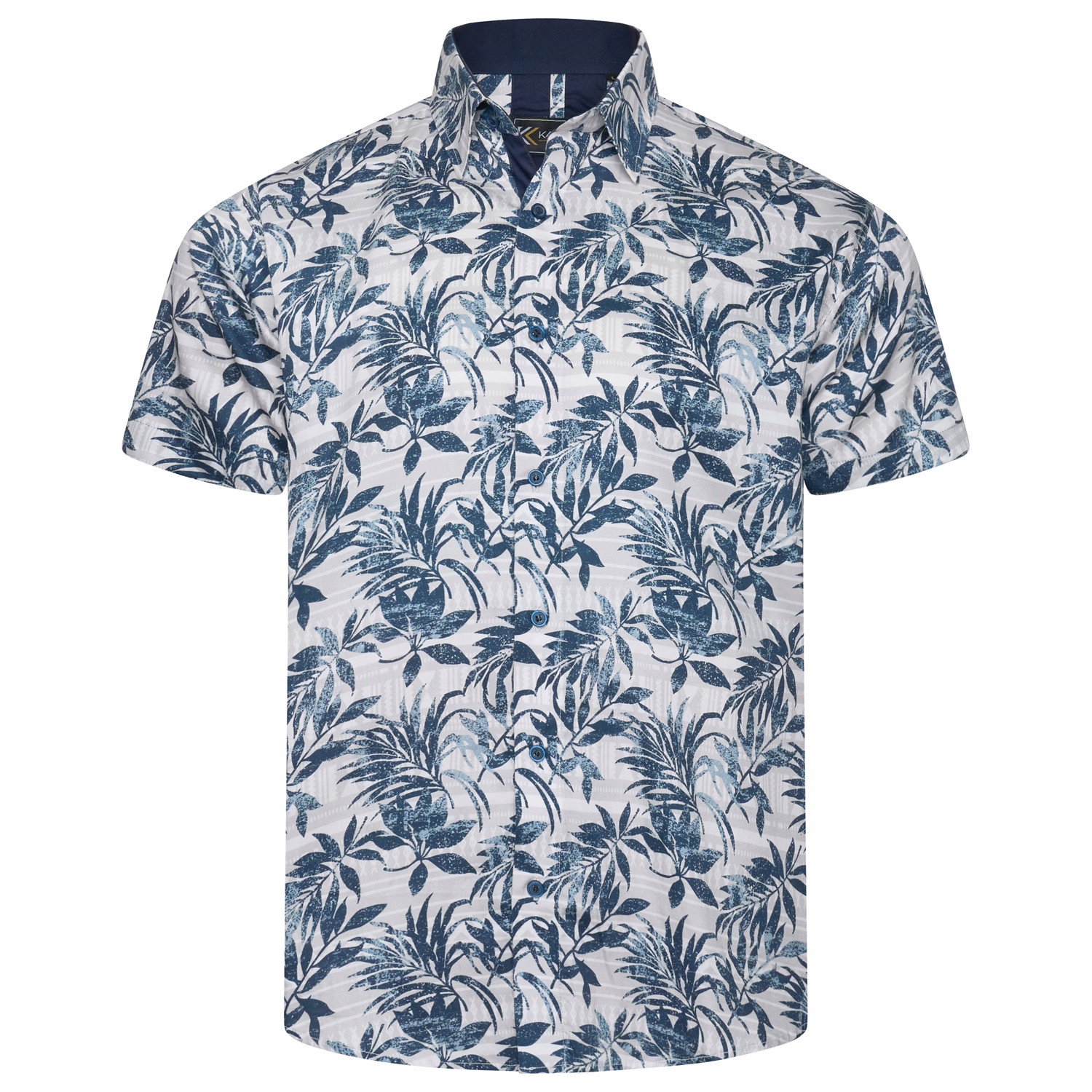 Kam košile pánská Floral Print Shirt 6XL