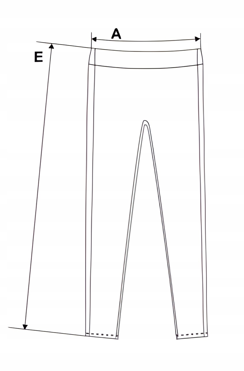 LEGGINSY 3/4 MORAJ z wysokim stanem kryjące - L/XL Rozmiar L/XL
