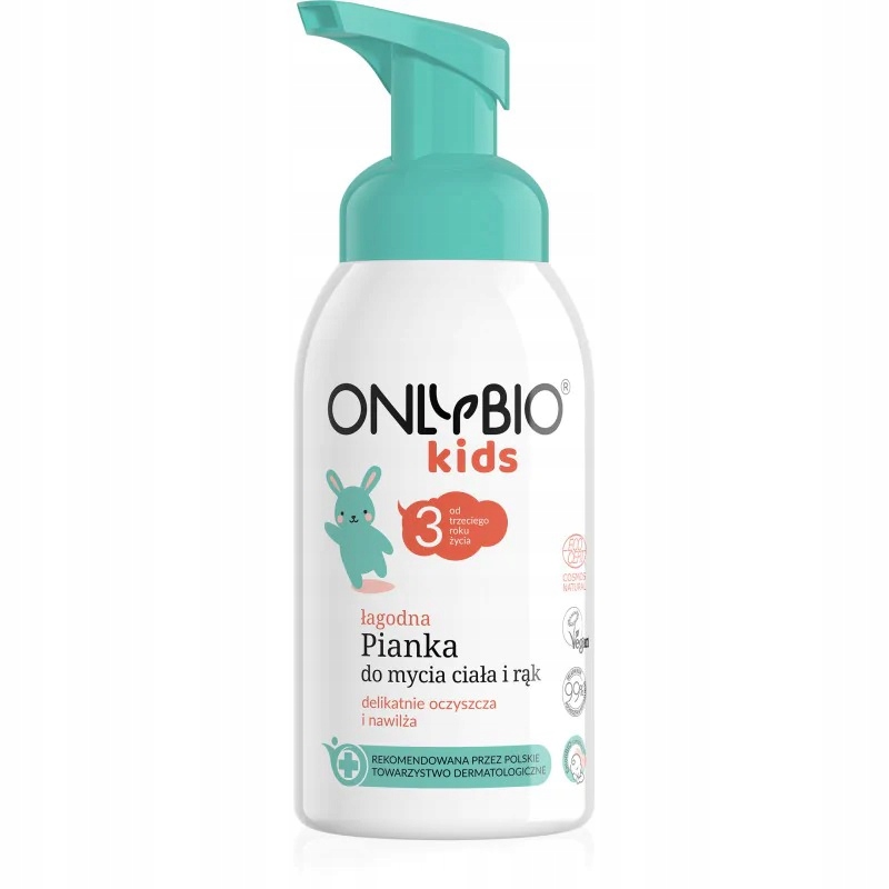 OnlyBio мягкая пена для мытья тела и рук 300 мл
