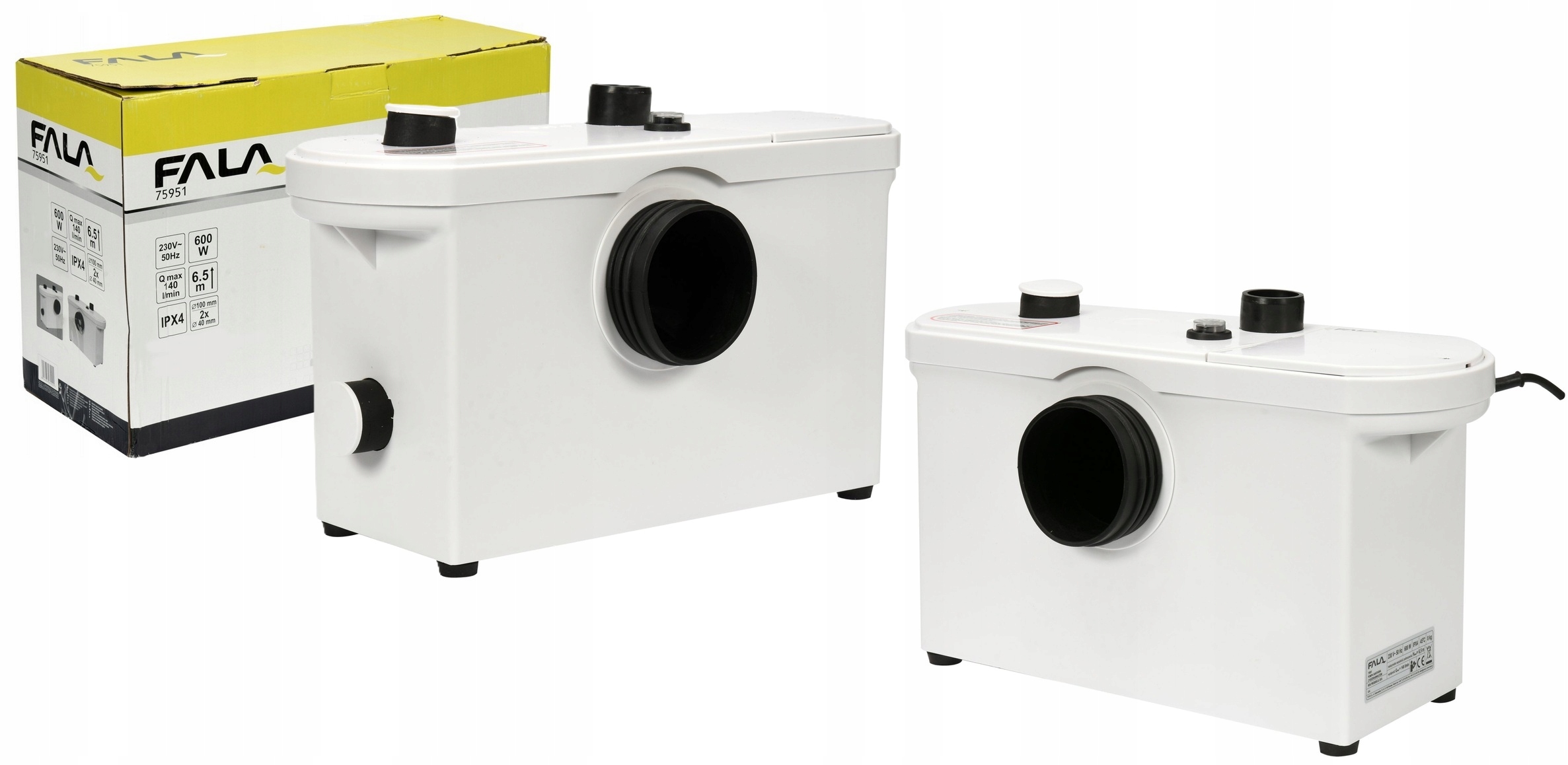 Sanitárna Pumpa Do Wc Rozdrvovač Mielnik Mixér Mlynok 600 W 140 l 75951