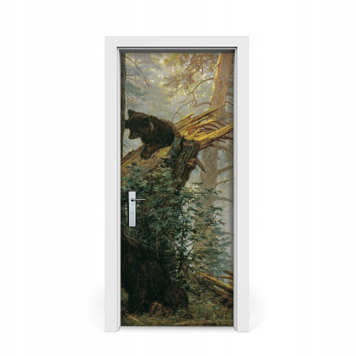 

Naklejka na drzwi Niedźwiedzie w lesie 85x205