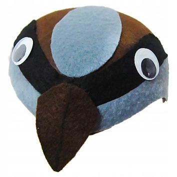 Wróbel strój peleryna czapka wróbla Motyw Ptak