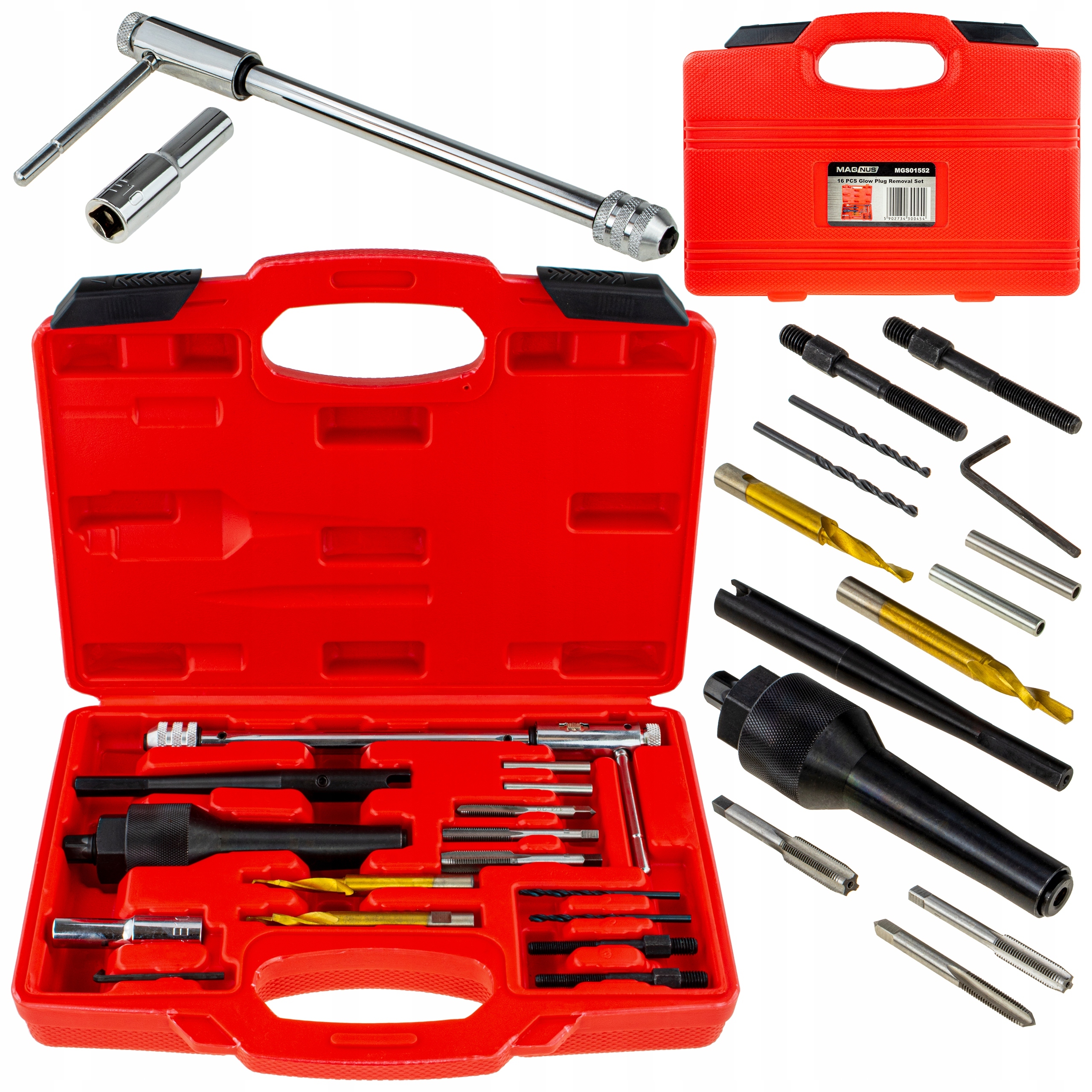 Zestaw do urwanych świec żarowych M8x1mm M10x1mm M10 M8 przyrząd Magnus