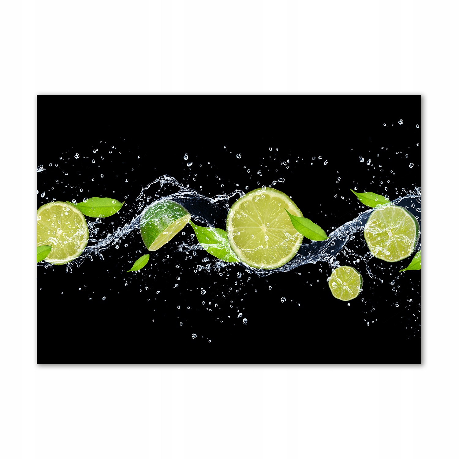 

Foto-obraz szkło hartowane Limonki i woda 100x70