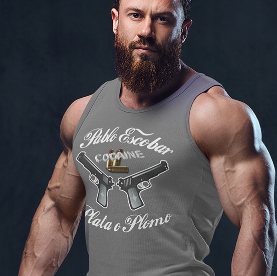 TANK TOP THE GODFATHER & SCAREFACE PLATA 2 Marka inna