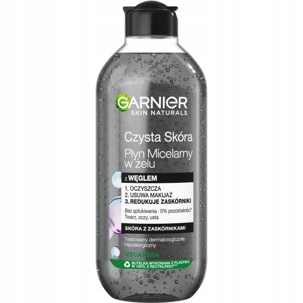 

Garnier Czysta Skóra płyn w żelu węgiel 400ml