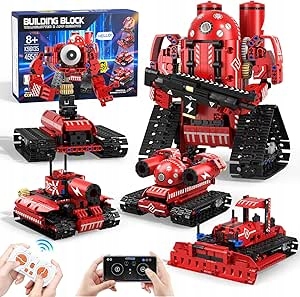 Zestaw Klocków Technik Robot Edukacyjny Zdalnie Sterowany 5w1 Programowany