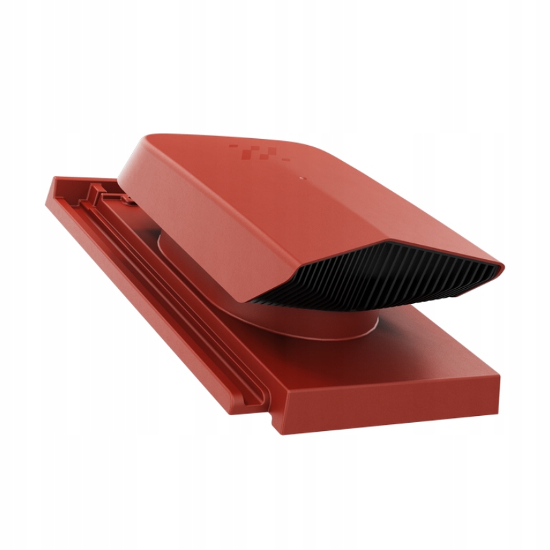 Ventilační střešní ventilátor Creaton Domino Červený Vínový