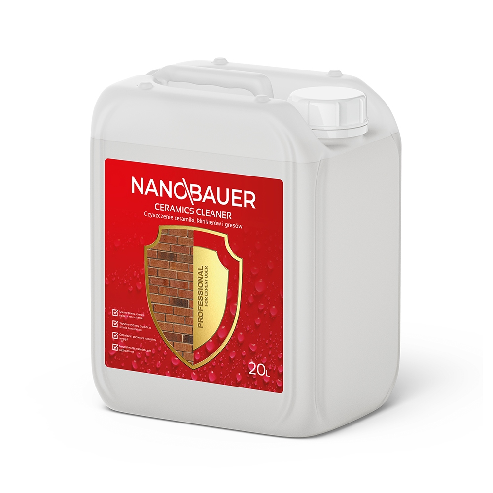 Čisticí přípravek Koncentrát na keramiku a klinkery Nanobauer 20 l