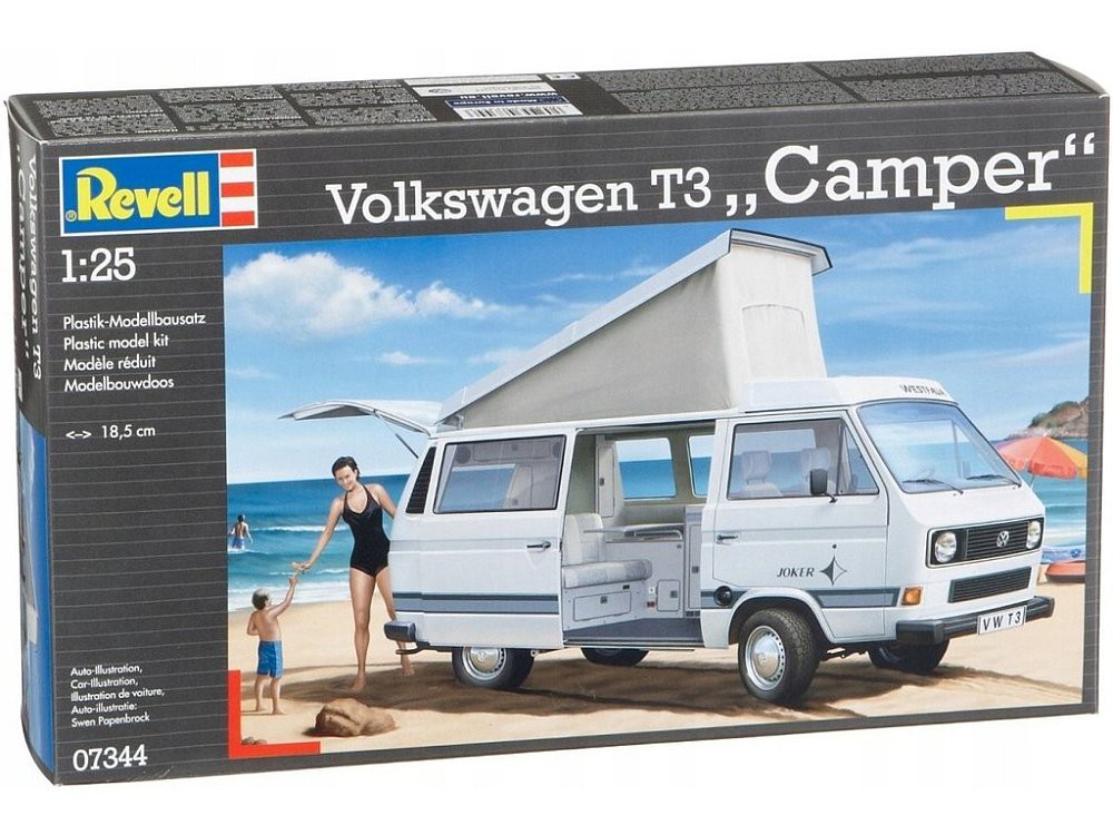 1:25 Auto Vw T3 Camper Westfalia Revell 07344