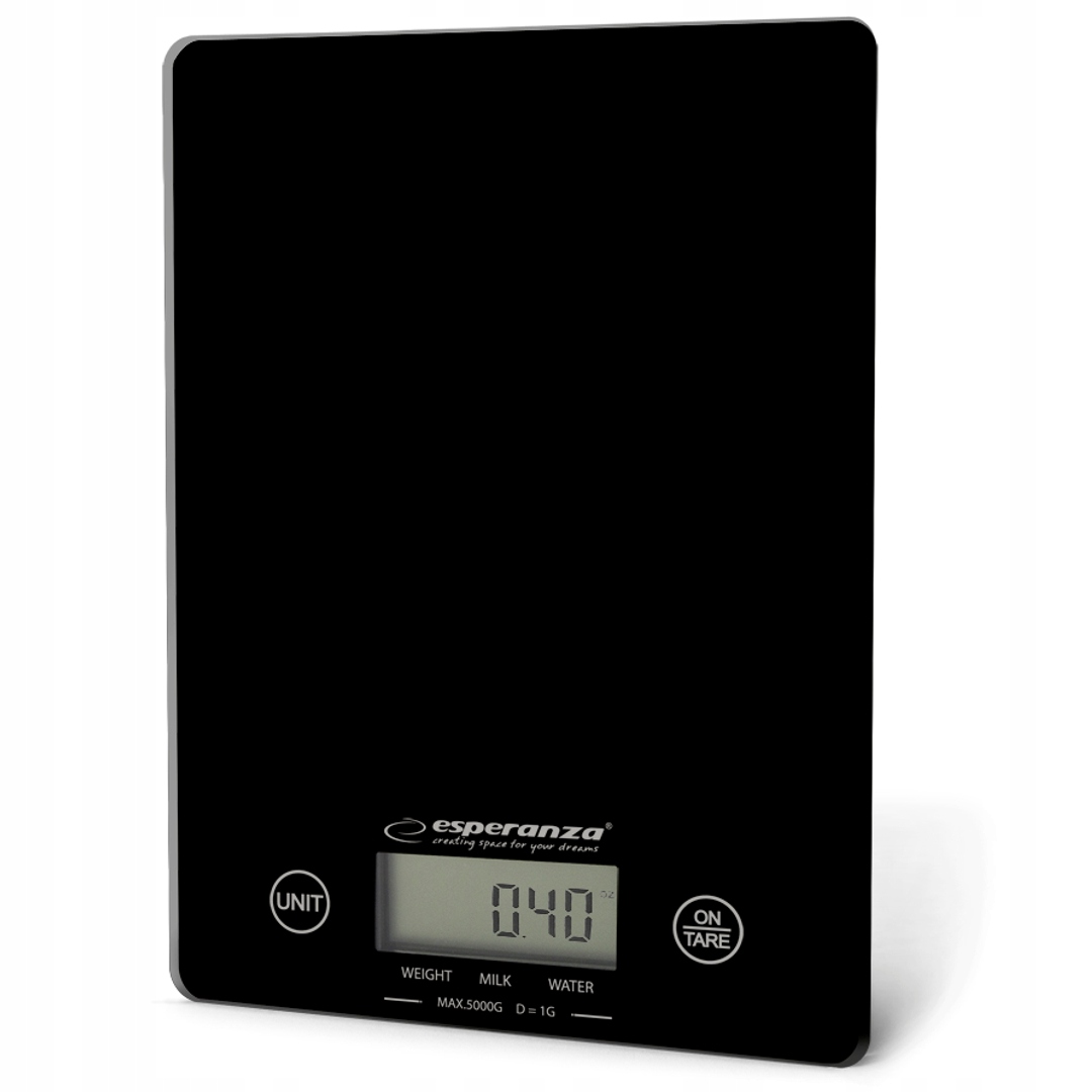 

Waga Kuchenna Fryzjerska Szklana Czarna 5KG 1G