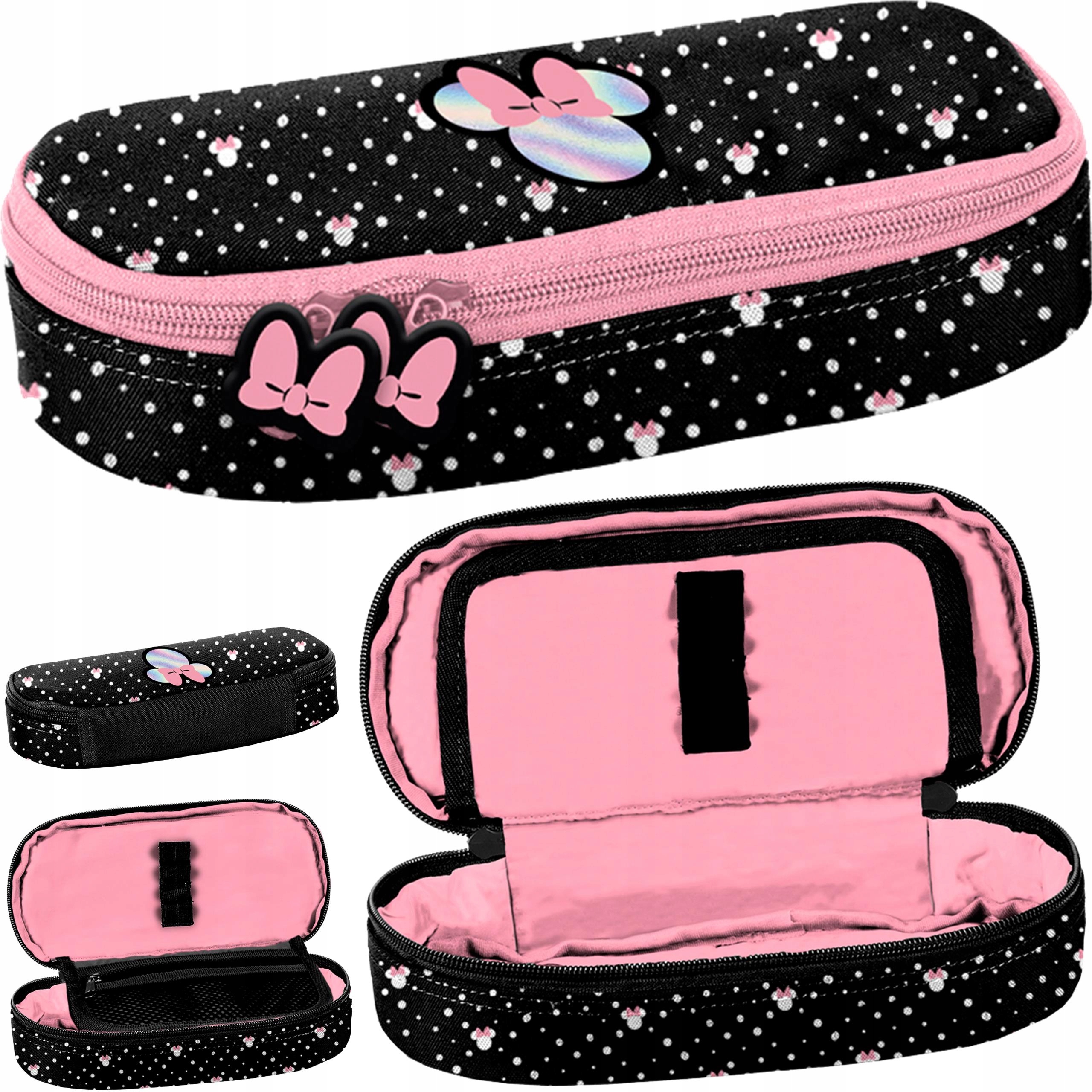 PIÓRNIK SZKOLNY MYSZKA MINNIE DZIEWCZĘCY POJEMNY