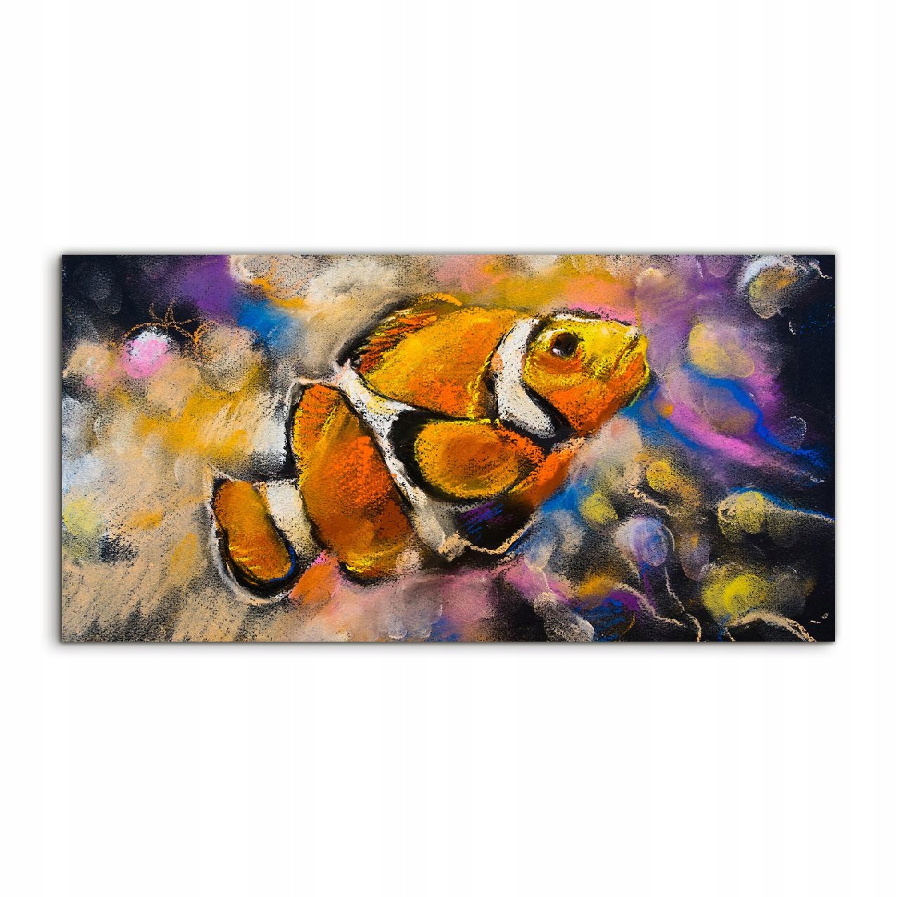 Akrylový fotoobraz 140x70 na stenu Šašo Klaun Ryba