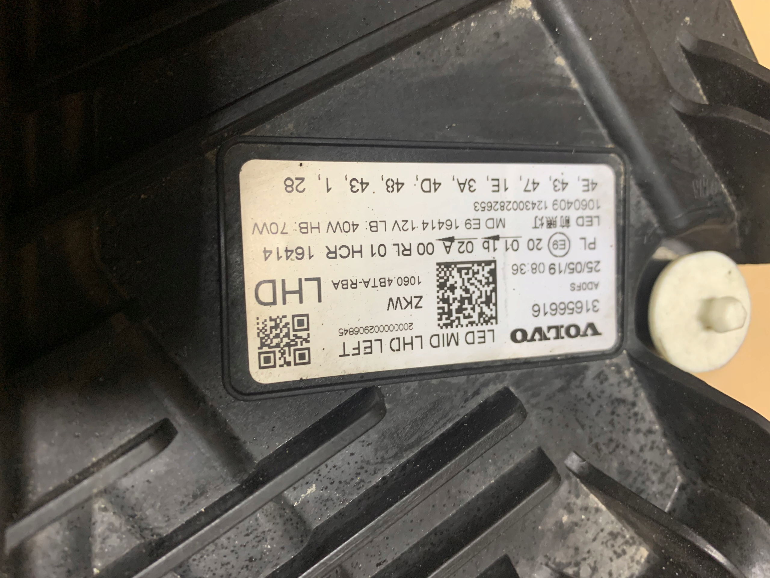 Frontscheinwerfer Volvo XC60 31656554 LED Links Scheinwerfer Headlight - Thumbnail 7