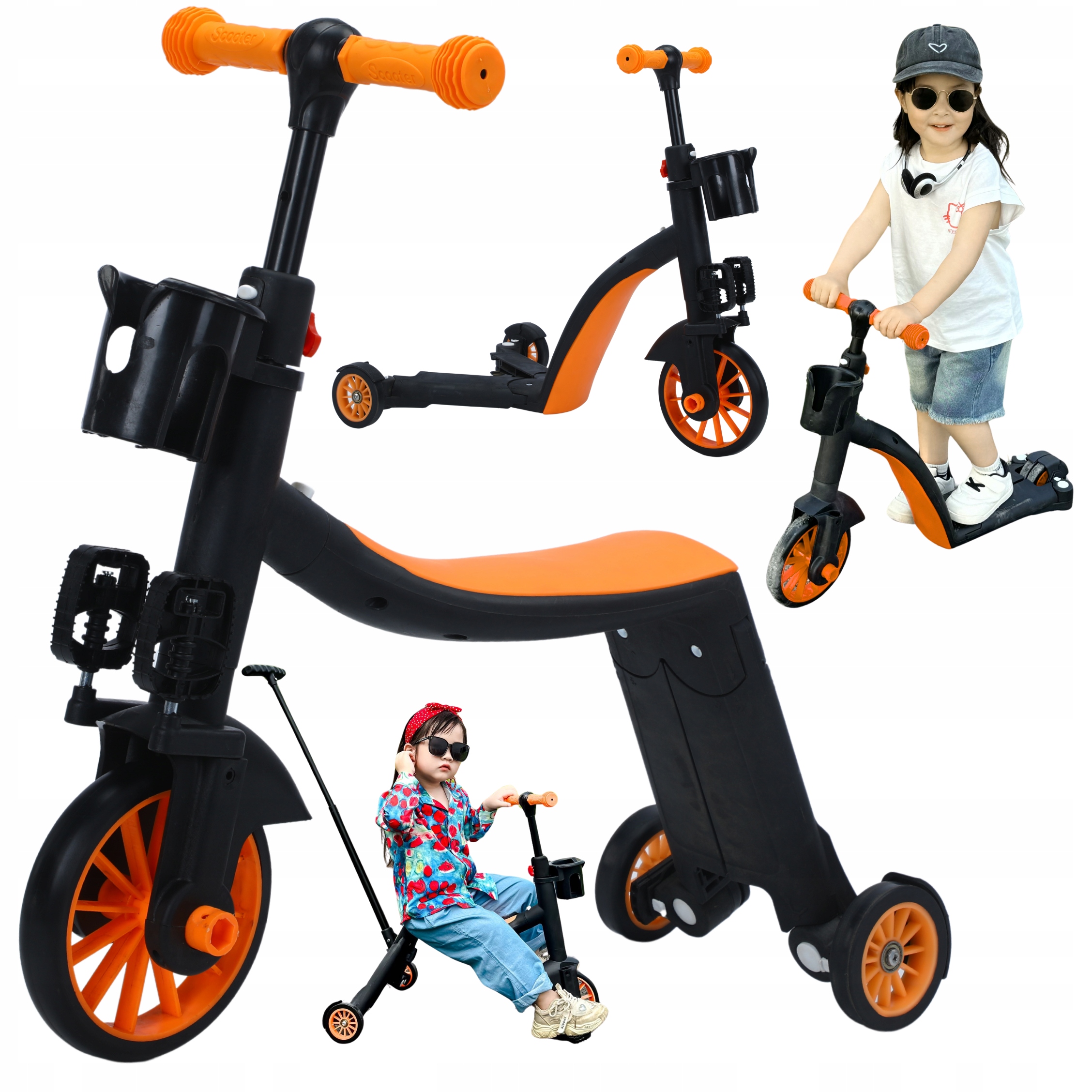 Hulajnoga Rowerek Biegowy Jeździk Pchacz Pojazd dla dzieci 8w1