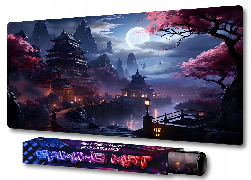 PODKŁADKA POD MYSZ GAMINGOWA JAPAN SAKURA TREE DLA GRACZA GAMING PRO 70X35