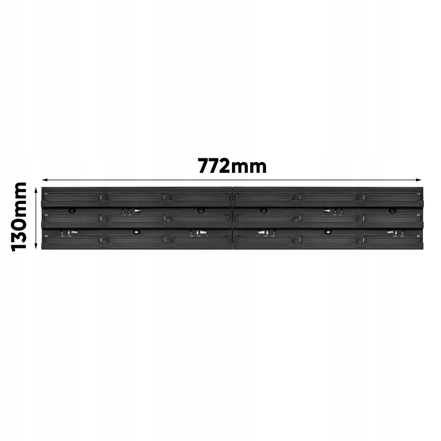 Tablica Ścianka Narzędziowa 772 mm x 130 mm Rodzaj tablica z elementami