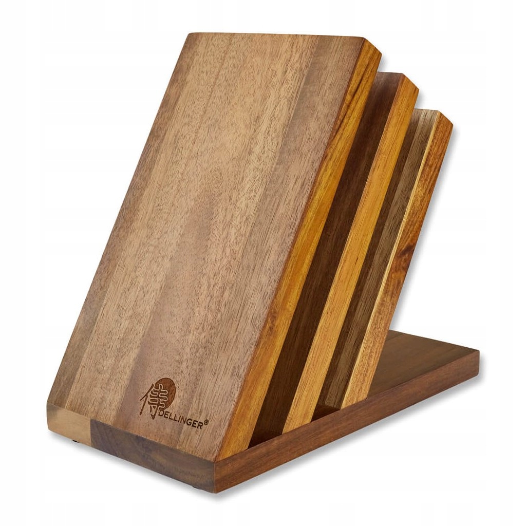 Magnetický blok na 6 nožů Dellinger Acacia – akátové dřevo