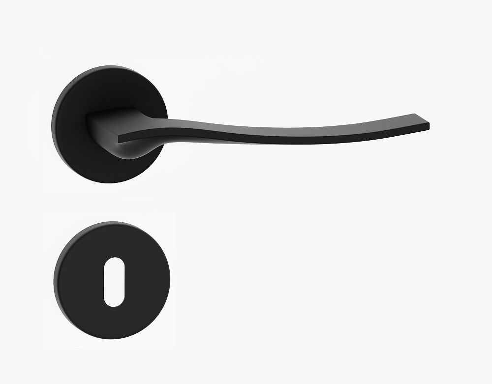 talianska kľučka Alma Ropr čierna rozety Wk