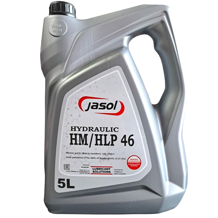 

Olej Hydrauliczny Jasol Hm HLP46 5 litrów