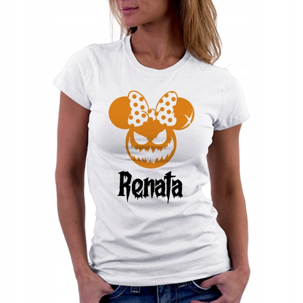 

Halloween Koszulka Damska T-shirt Party Dynia / S