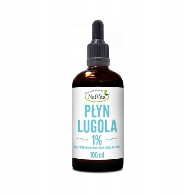 

Płyn Lugola 1% roztwór wodny jodu 100 ml Natvita
