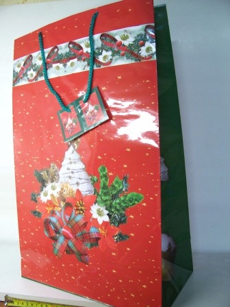 Denní ozdobné foliované vánoční sáčky 32x50 cm 12 Ks Lak Max