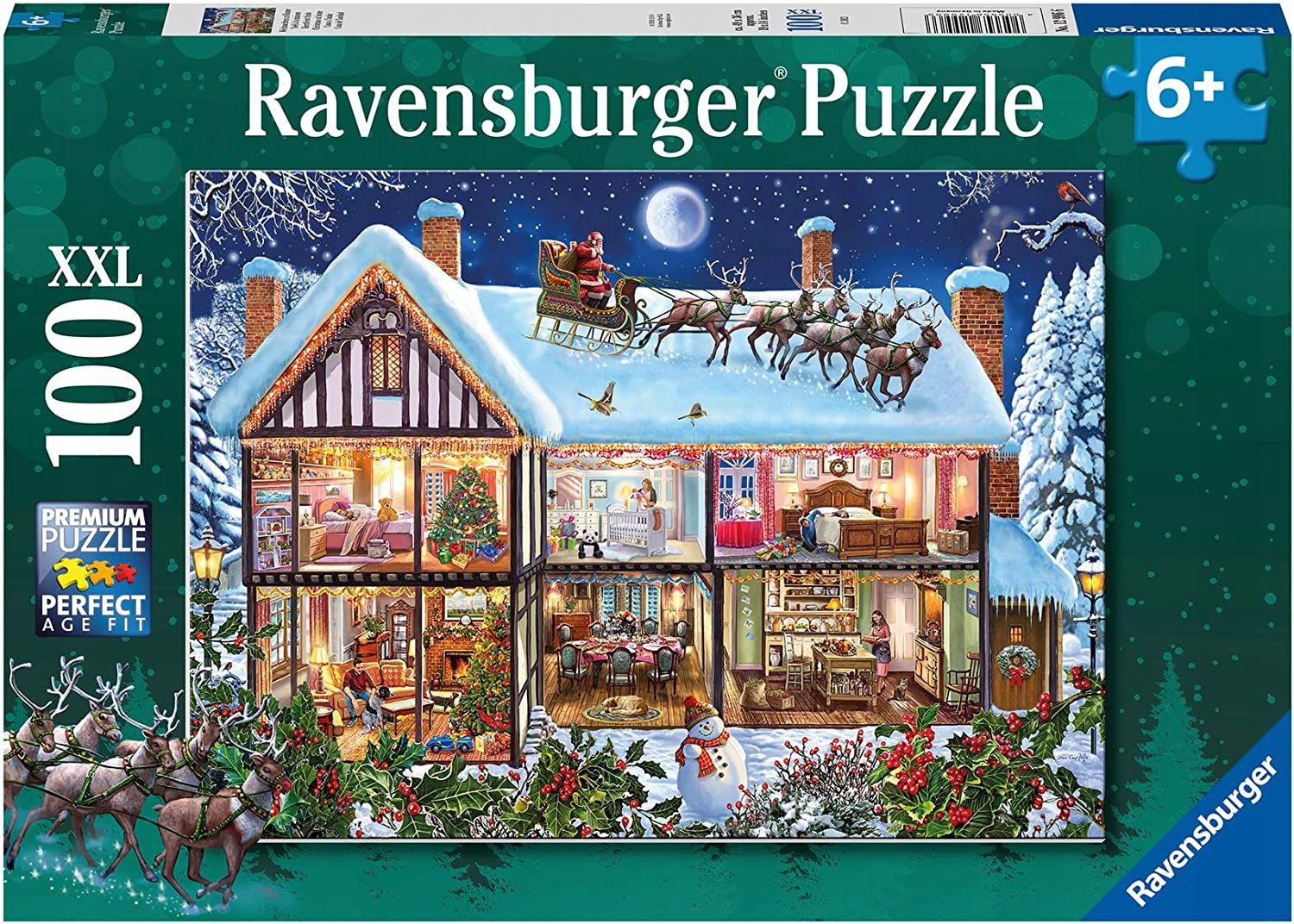 

Ravensburger 100 El. XXL W Święta 12996 (puzzle)
