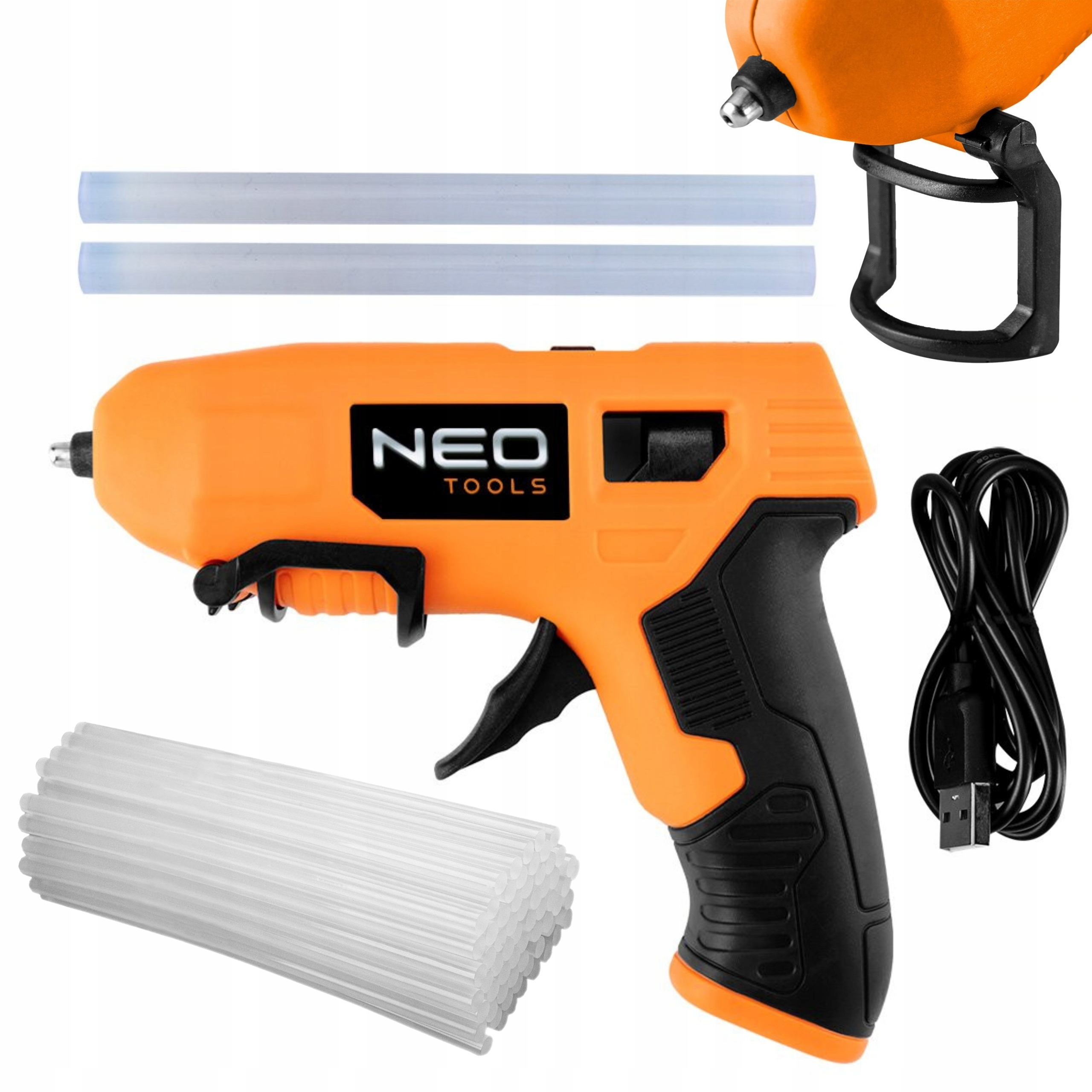 Neo Tools Lepicí Pistole 11mm 4V Akumulátorová Usb Lepidlo 2kg 17-083 17-154