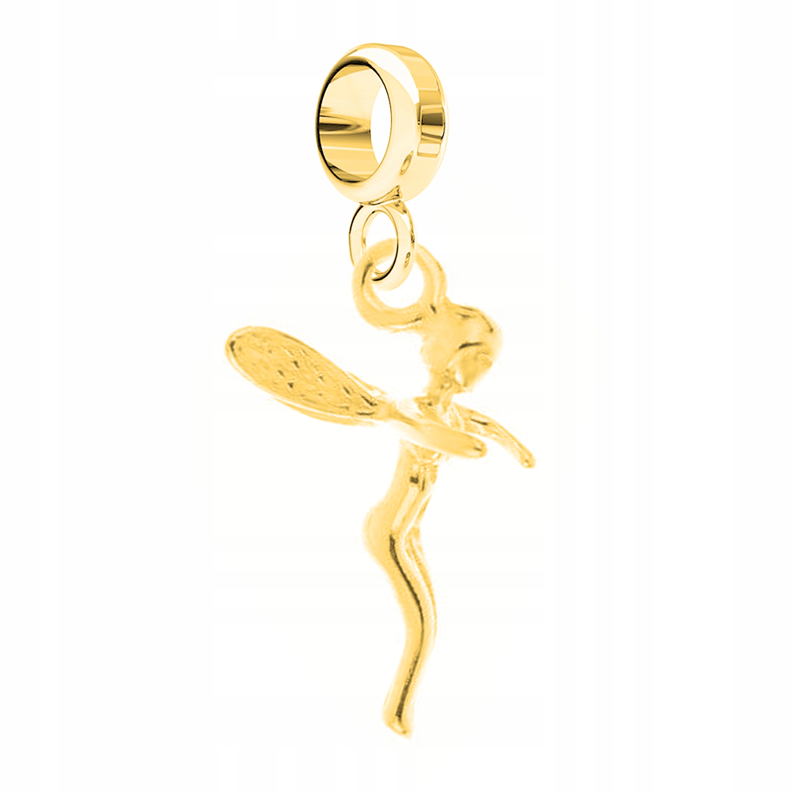 Charms Zlatá lesní víla Witch Elf Elfka Čarodějka Stříbro 925