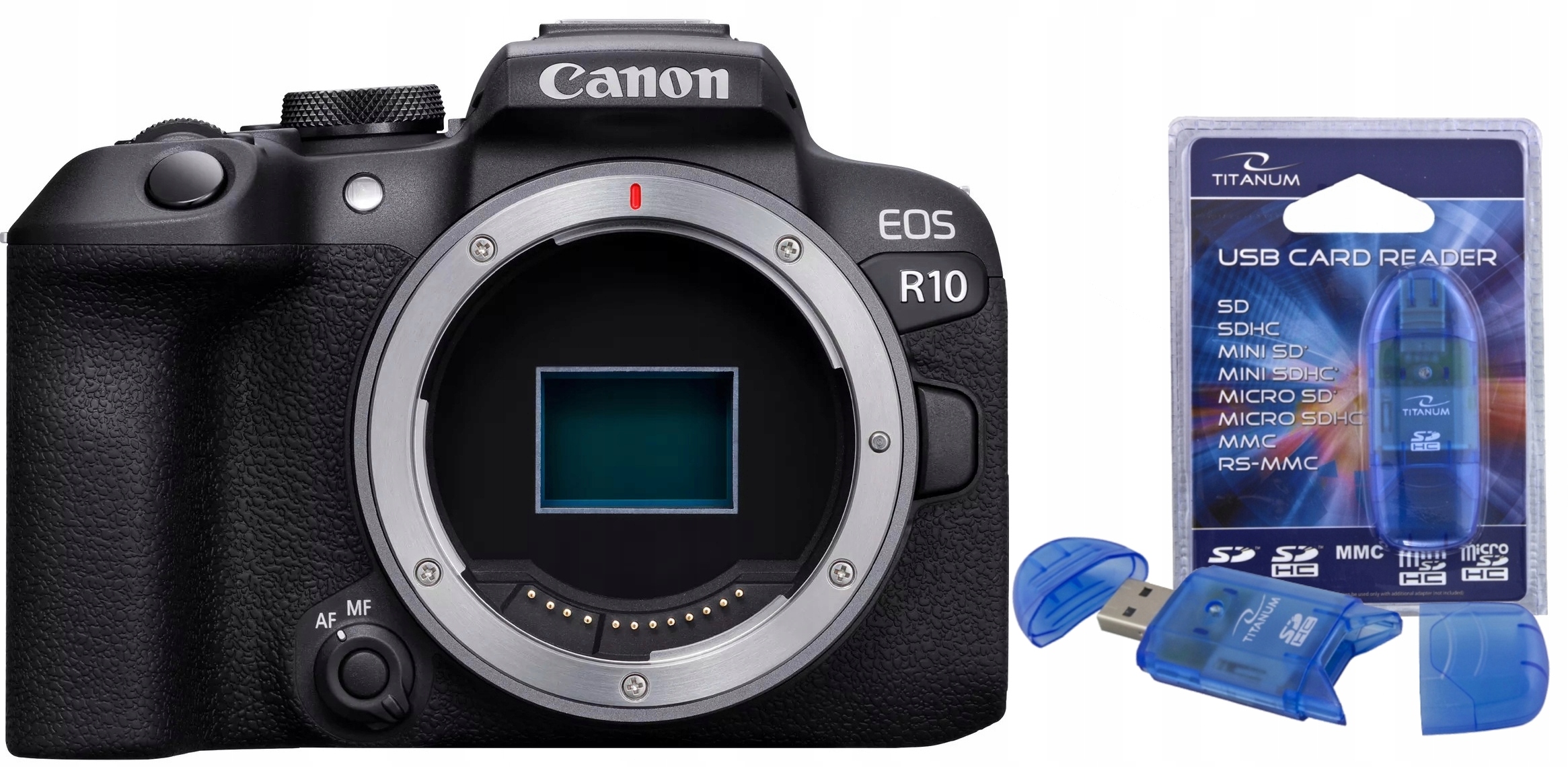 Aparat Bezlusterkowy Canon Eos R10 Body Bez Obiektywu Czytnik Kart