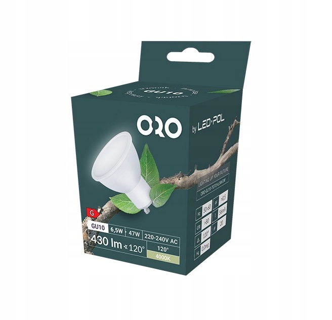 

Żarówka Led 6.5W GU10 4000K 430lm