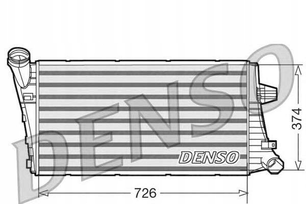 INTERCOOLER DENSO 52482726 52492848 LV4001 RA87100