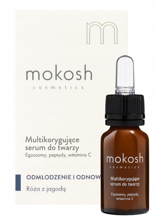 Mokosh Multikorekční sérum na obličej Růže s borůvkou 12 ml