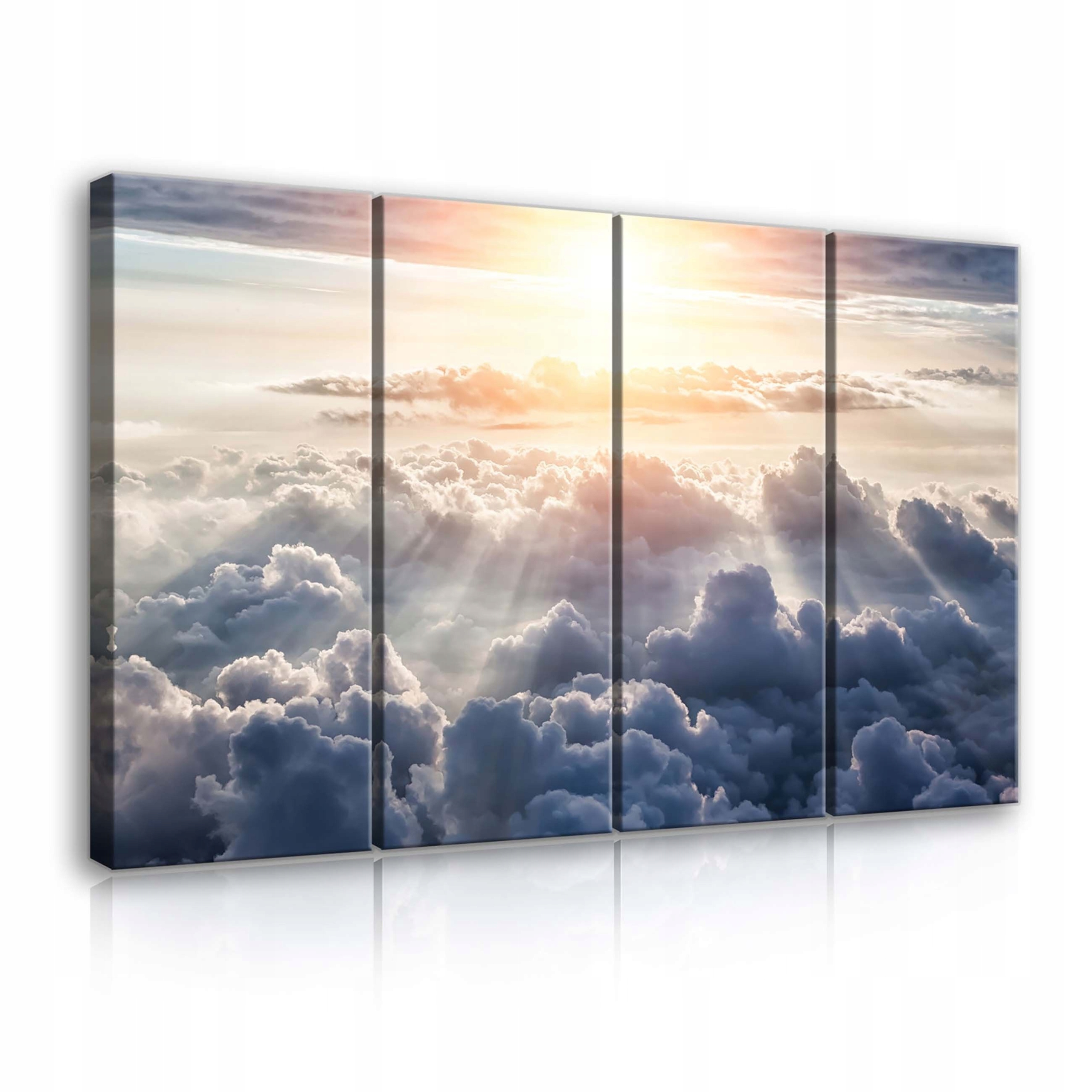 Obraz 120x80 Nebo mraky slnko pohľad na polypy príroda pokoj sen