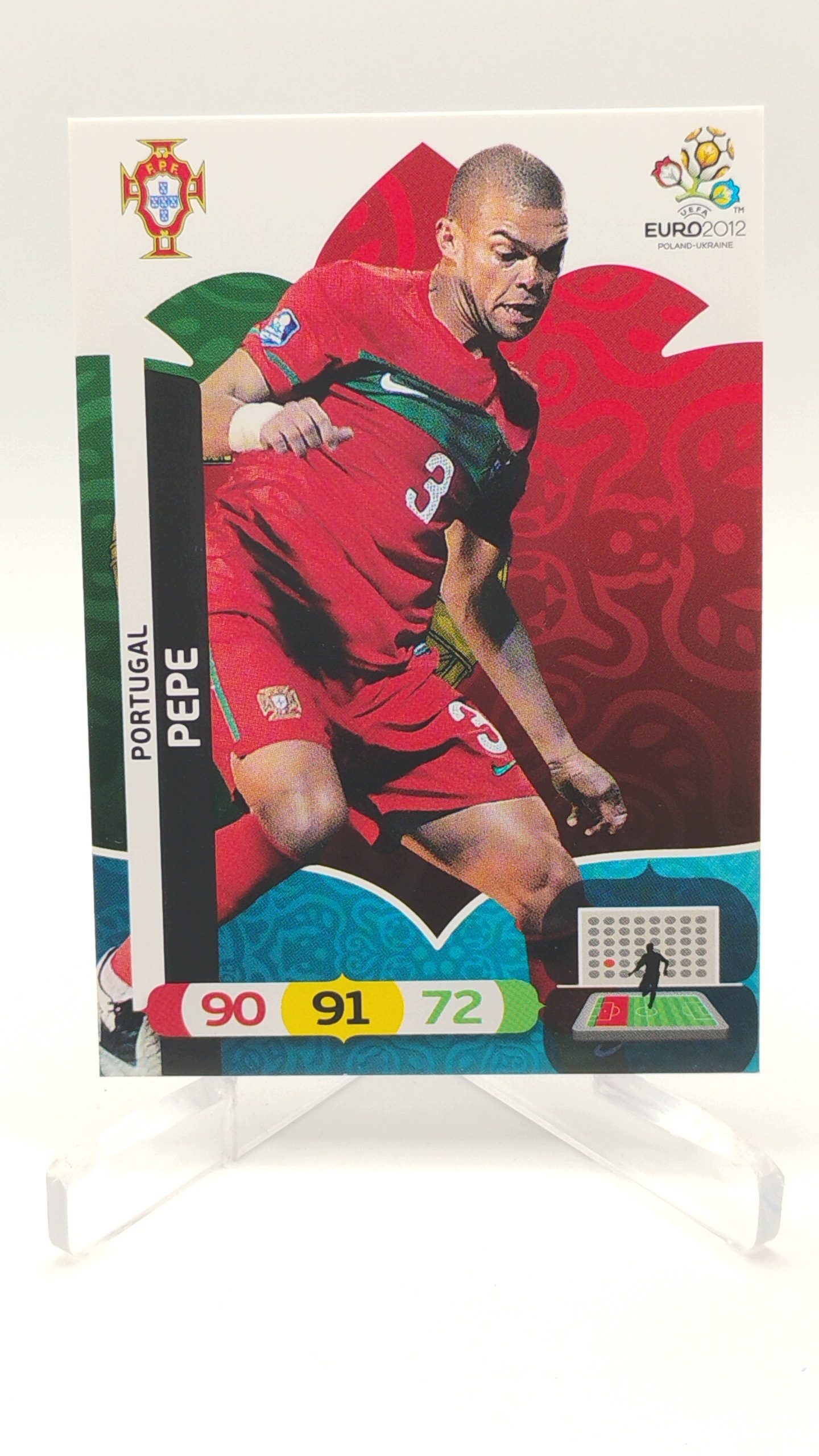 Panini Euro 2012 Base Card 166 Pepe Portugalia