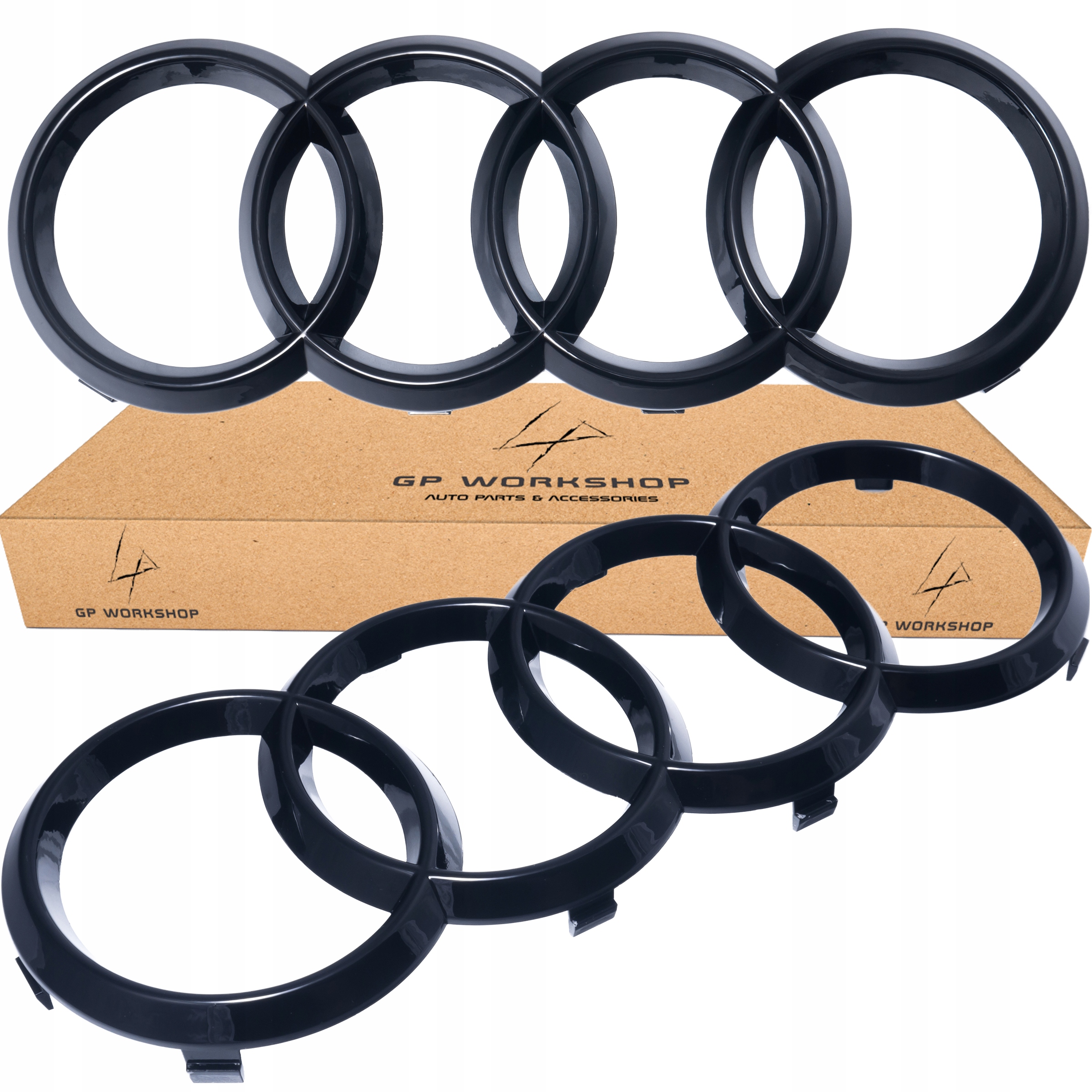 

Audi Emblemat Logo Znaczek Przód Maski A3 A4 A5 A6