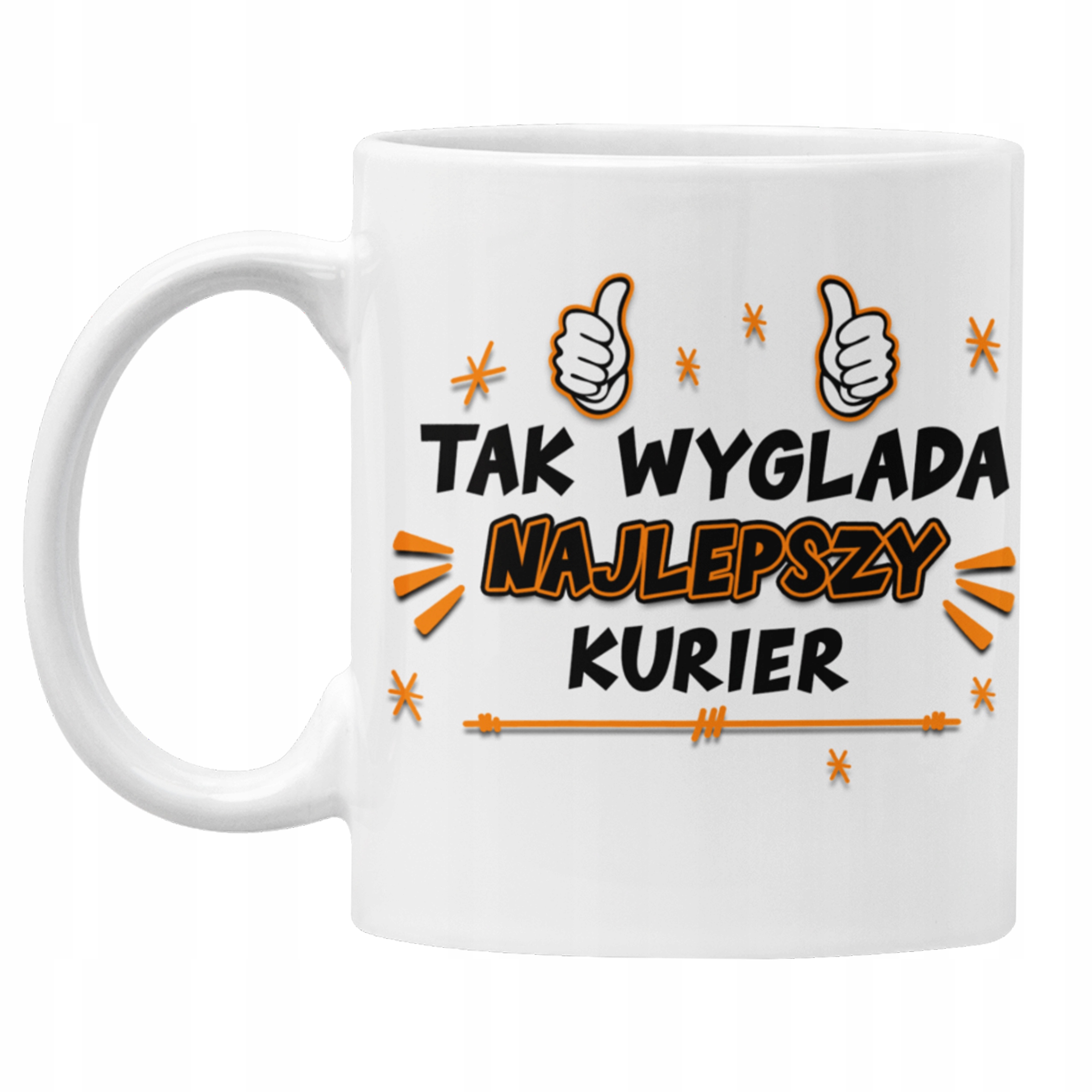 

Śmieszny kubek Kurier dla kuriera