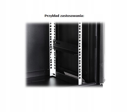 SZYNY MONTAŻOWE RACK 28 CM 2 SZTUKI LISTWA MONTAŻOWA 280 mm DO SZAFY RACK Głębokość 280 mm