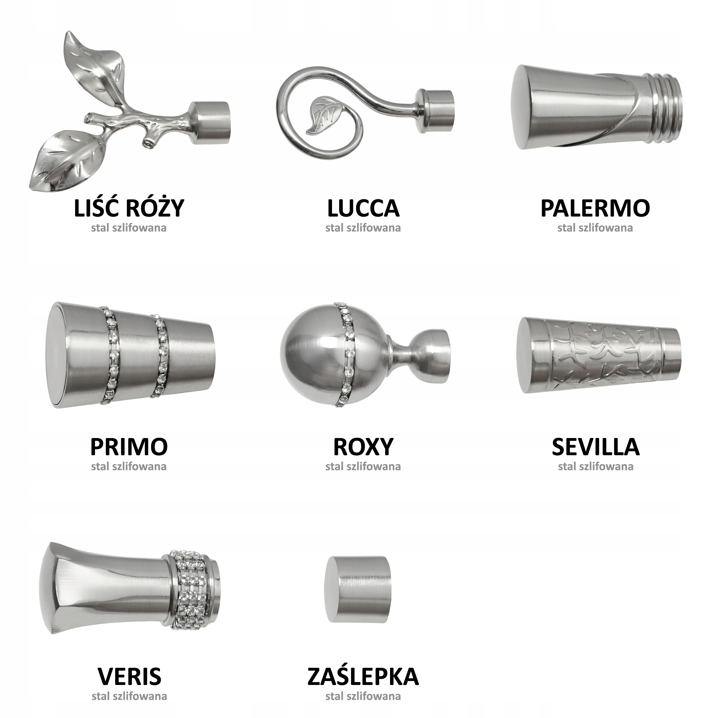 Karnisz ścienny 290 bez żabek 3 kolory SOLID MID Marka inna