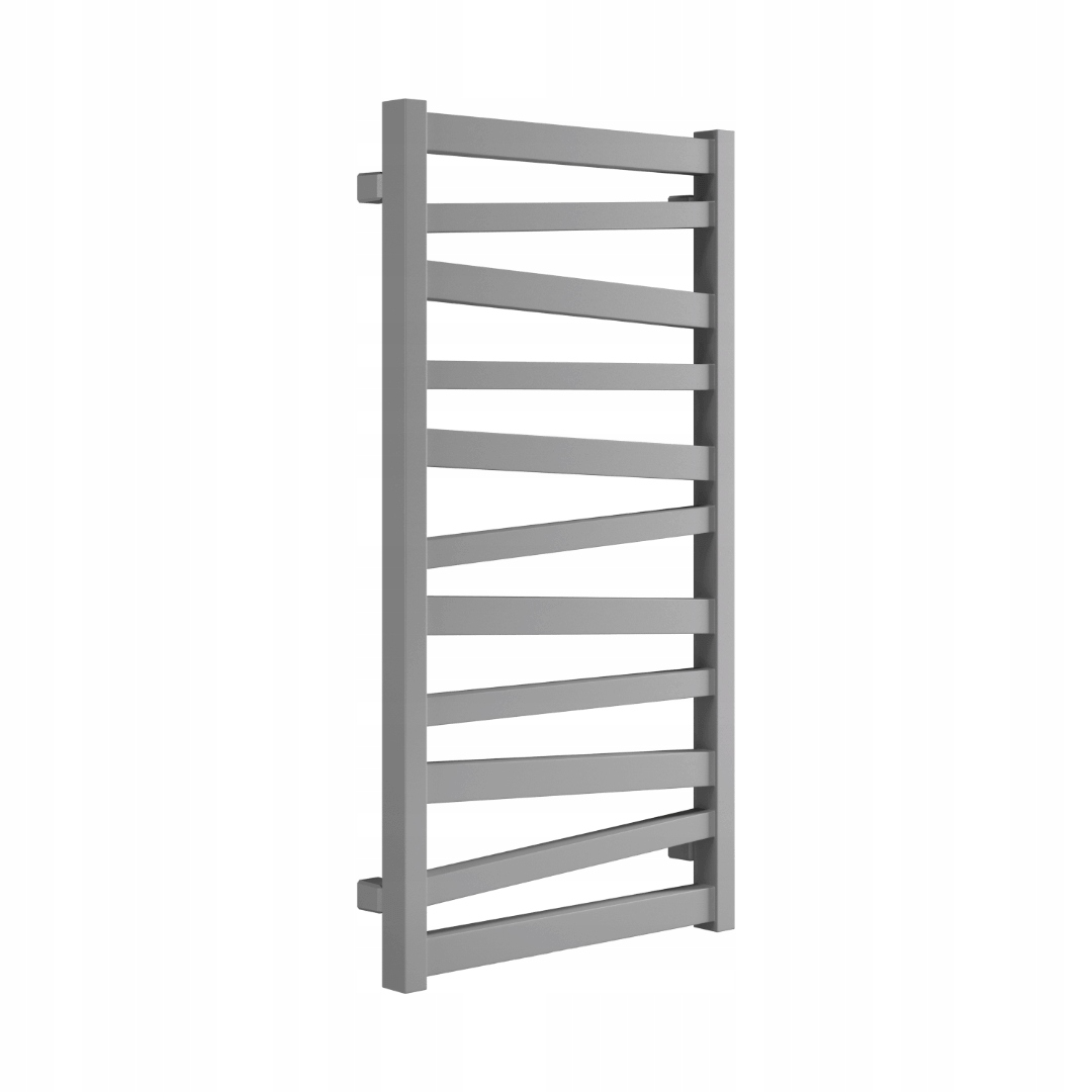 Koupelnový radiátor Italic 95x50 cm, šedá metalíza, moderní design