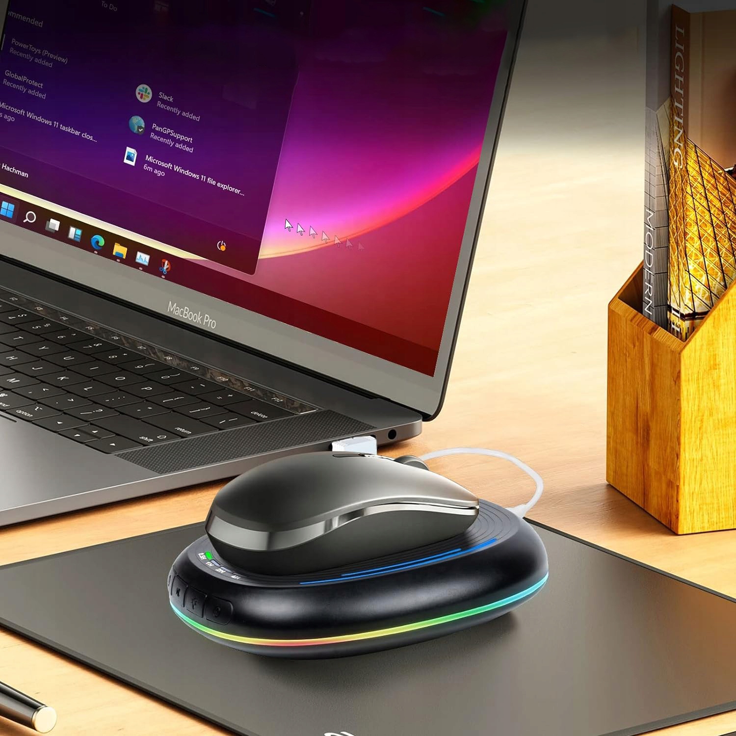 SYMULATOR MYSZKI RUCHU MYSZY MOUSE JIGGLER PRACA ZDALNA Interfejs brak informacji