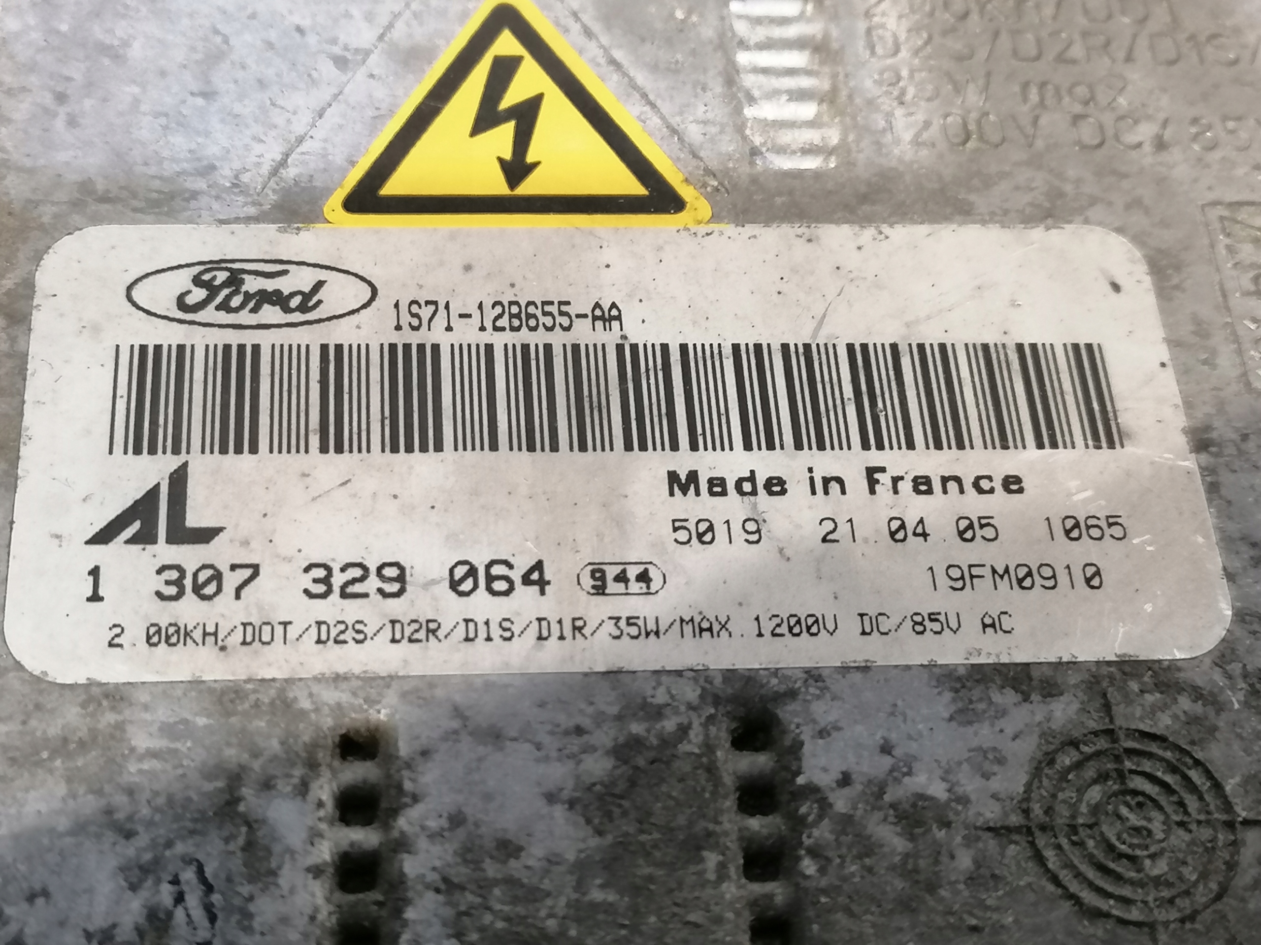 Ford Mondeo MK3 III 1307329064 control unit xenon