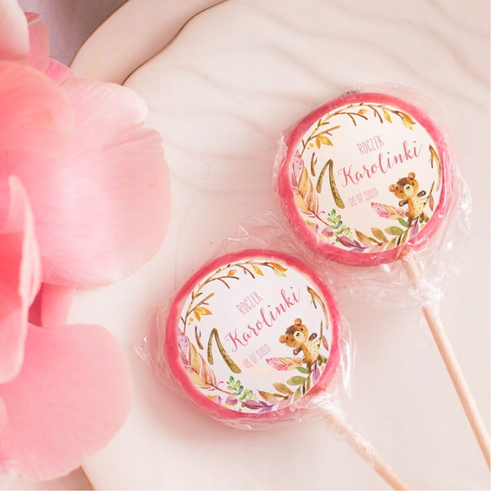 LIZAKI słodkie podziękowanie dla gości Miś 10szt