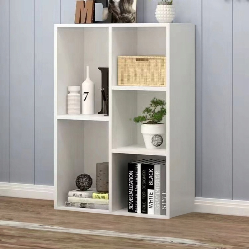 REGAŁ OTWARTY STOJĄCY BIAŁY DUŻA SZAFKA KOMODA LOFT SKANDYNAWSKI 5 PÓŁEK Głębokość mebla 24 cm