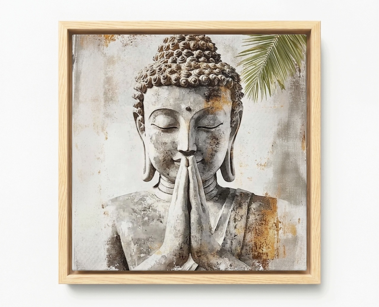 Obraz Rám American Box Socha Statua Božstvo Buddha Náboženstvo Viera 60x60
